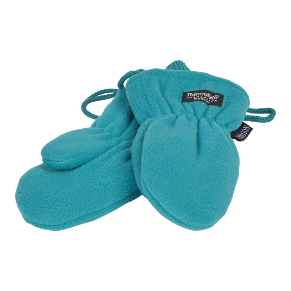 P&T Wanten Kinderen met Koordje - Fleece - Thinsulate Voering - Turquoise