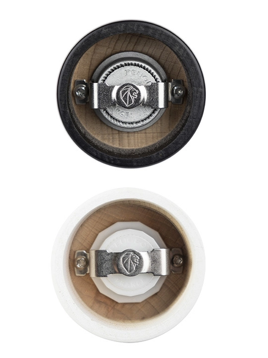 Peugeot Tahiti Duo Manuele Peper- en Zoutmolen uit Hout - 15cm - Zwart & Wit