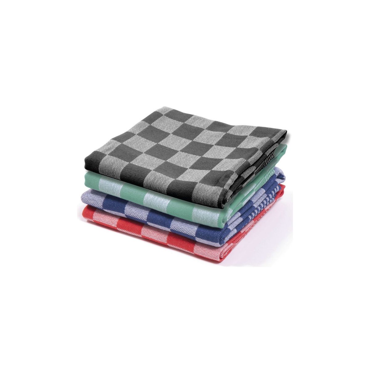 Blokdoek - Pompdoek - Keukenhanddoek - Geblokt - 70 x 70cm - 100% Katoen - 10 Stuks