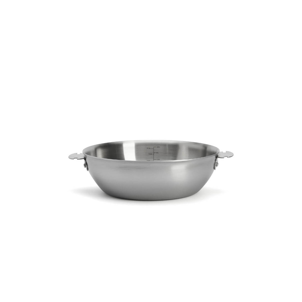 De Buyer Alchimy LOQY Sauteuse – Stainless steel – Removable handles – Ø 24cm