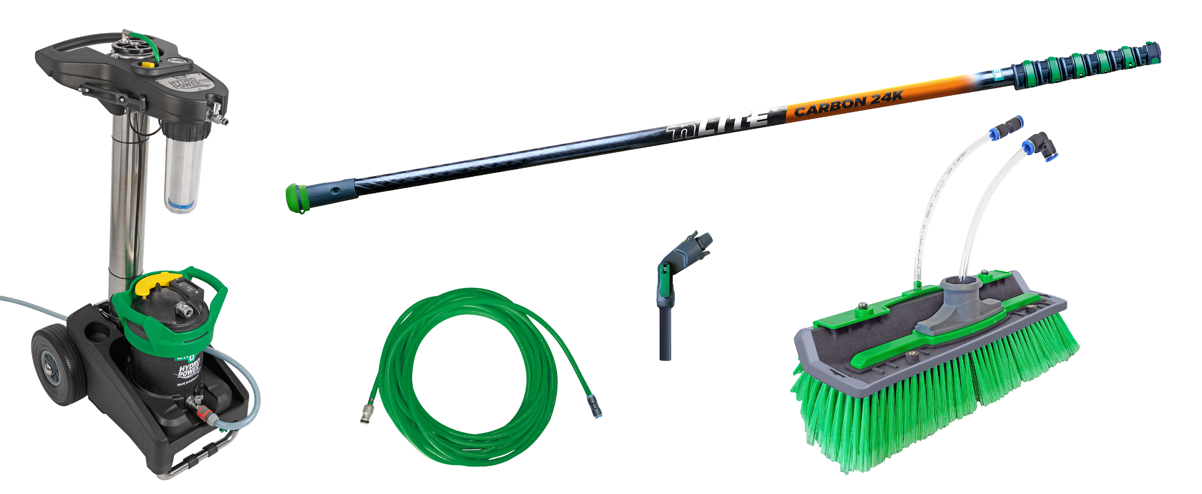 Unger HydroPower Nano Compleet met nLite 24K Telescoopsteel 8,6m - Inclusief HydroPower Ultra DI-filter