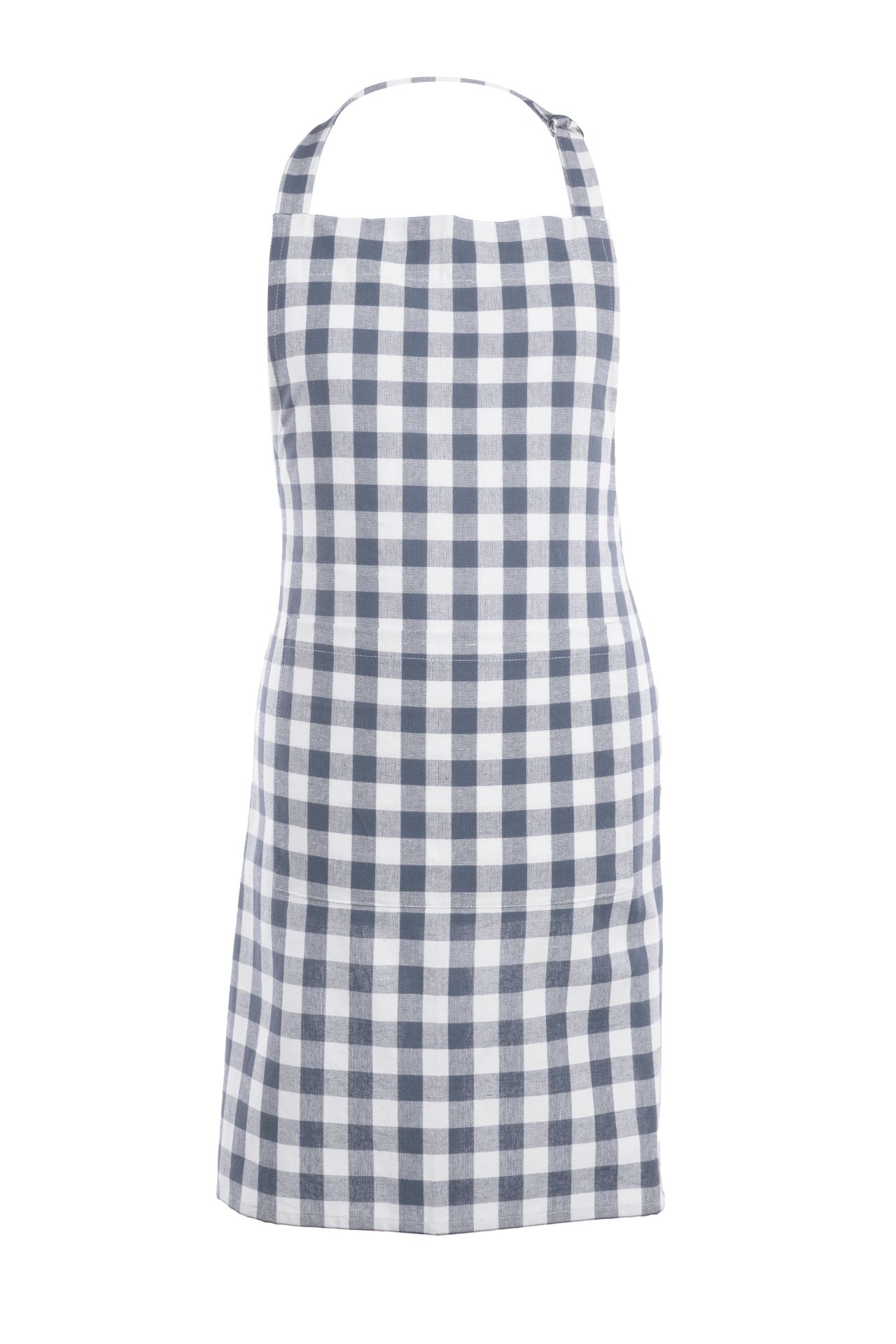 Tiseco Gingham Apron – 80 x 74 cm – Blue