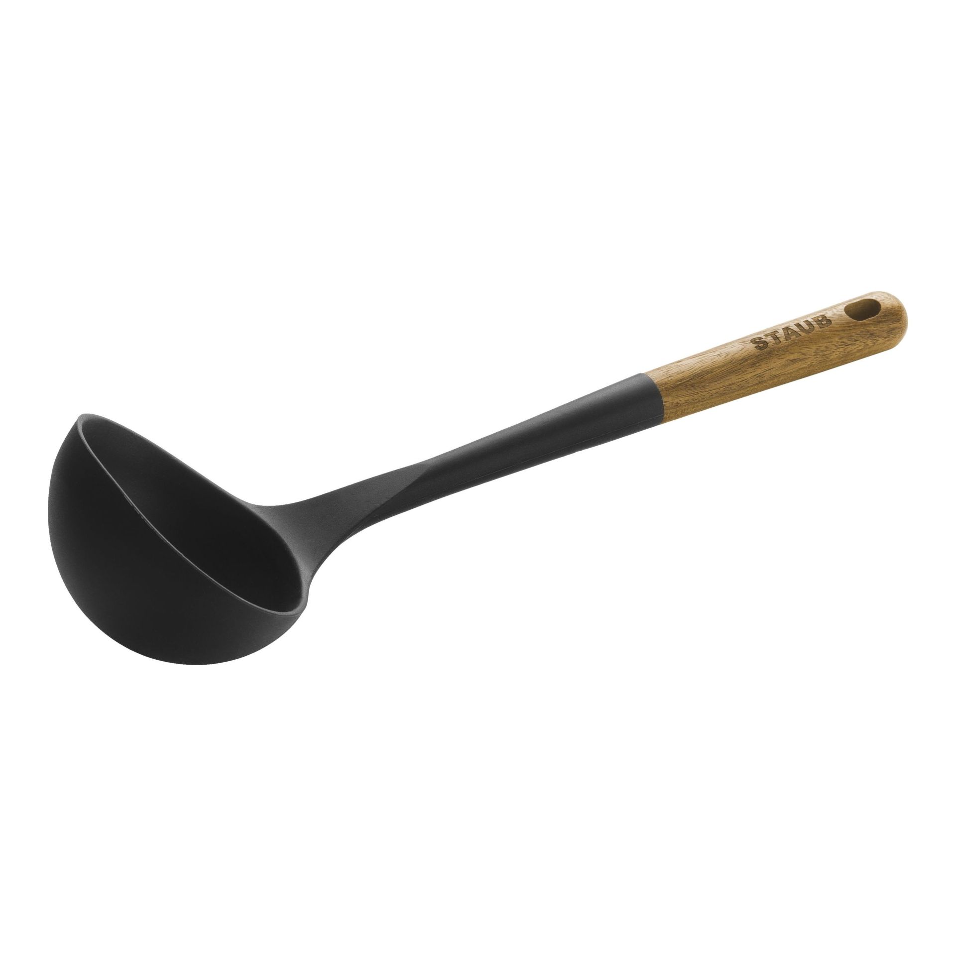 Staub Kitchen Tools – 5-piece set – Acacia wood with black silicone, BPA-free