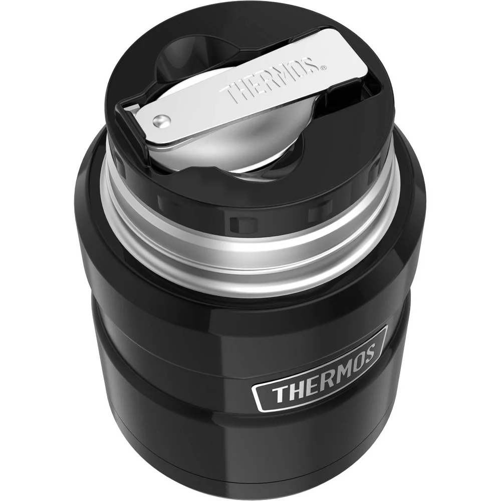 Thermos Stainless King Voedseldrager - Charcoal Black Polished