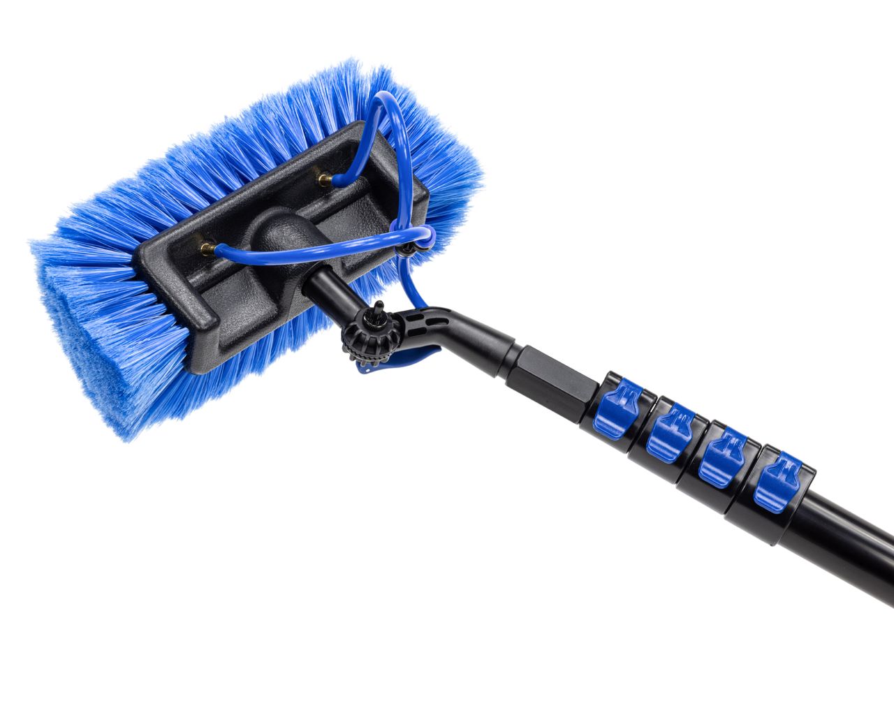 D&L Vijfzijdige Was Borstel Waterdoorlatend - 28cm - Blauw