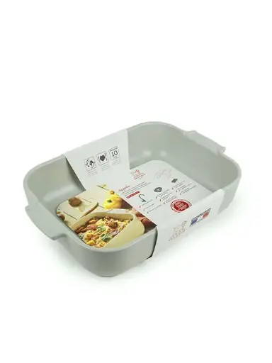 Peugeot Appolia Rechthoekige Keramische Ovenschaal - Saliegroen - 36cm