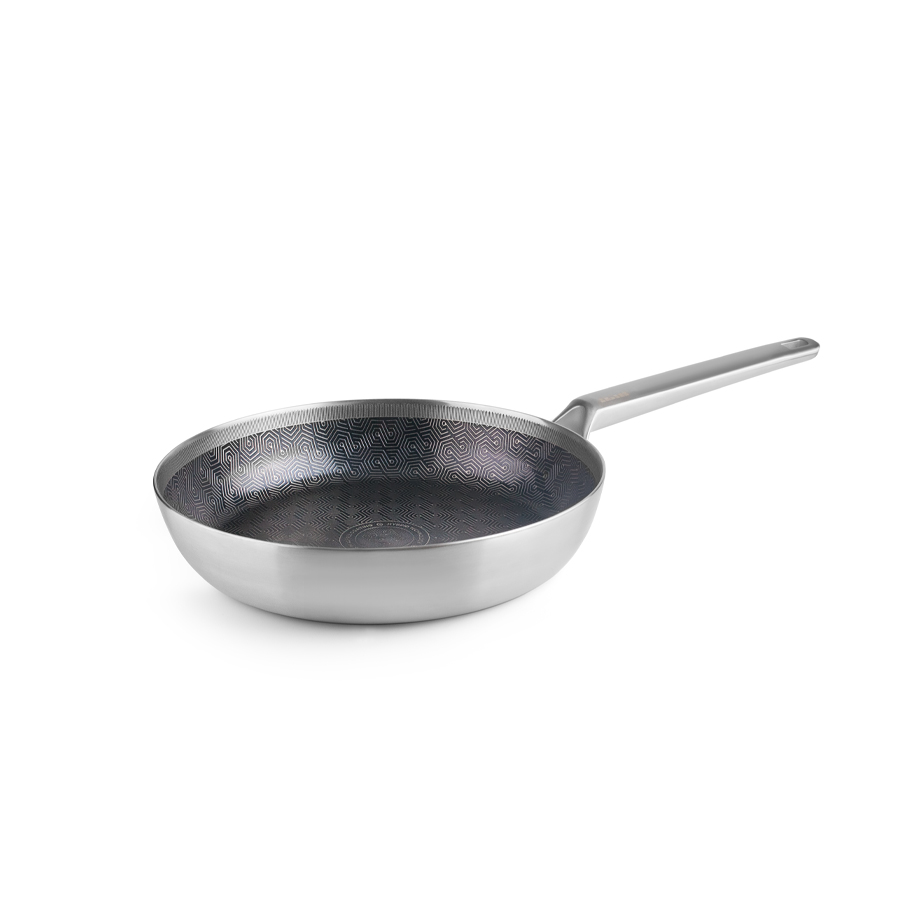 Ibili Hybrid Pro Frying Pan – 5-ply – PFAS-free – stainless steel