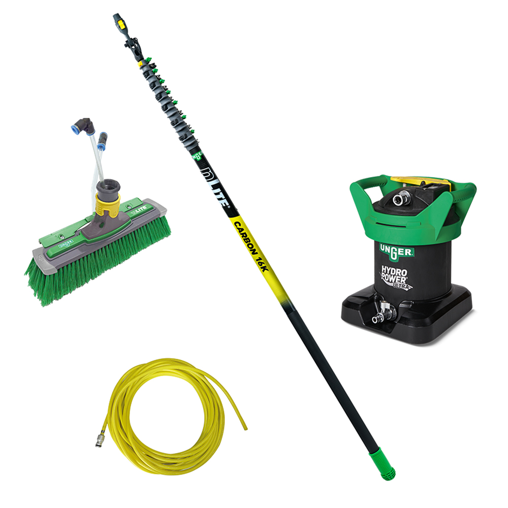 Unger Osmose HydroPower Ultra Starter Kit met Telescoopsteel Carbon 10M