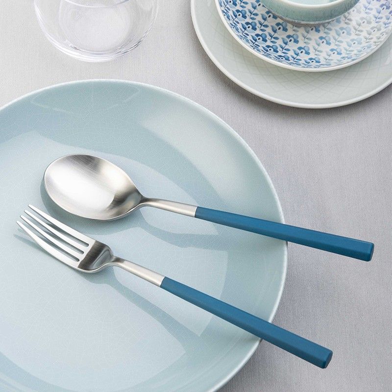 Pintinox Hive Blauw 24-Delige Bestekset - Rvs & ABS - D&L